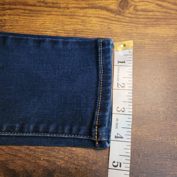 American Eagle Jeans 6 R Jegging Low Rise Super Stretch Dark Wash Denim - Picture 10 of 11